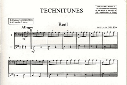 Nelson, Sheila: Technitunes (2 cellos)