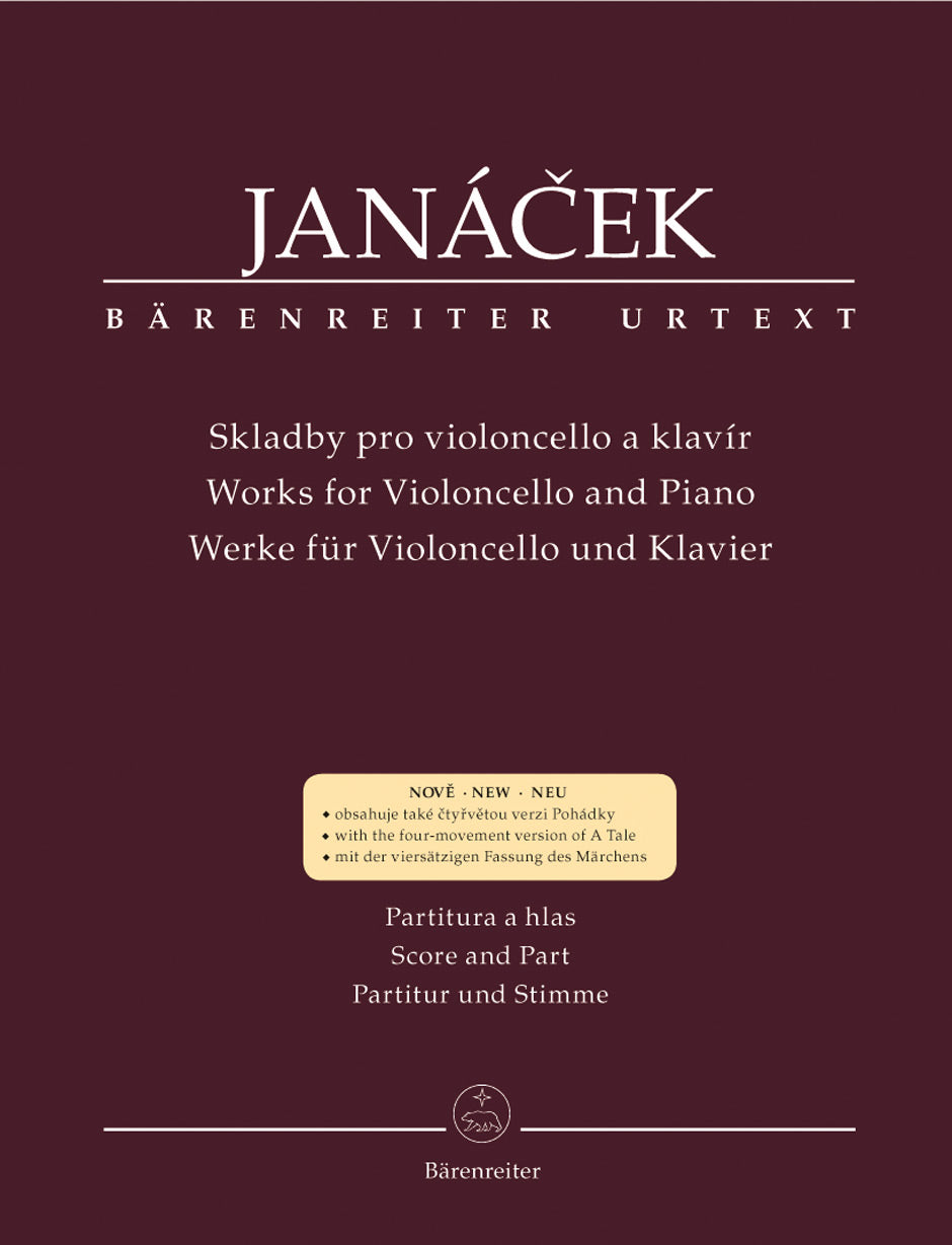 Janacek, Leos: Works fur Violoncello and Piano (with the 4 movement version of A Tale) Barenreiter