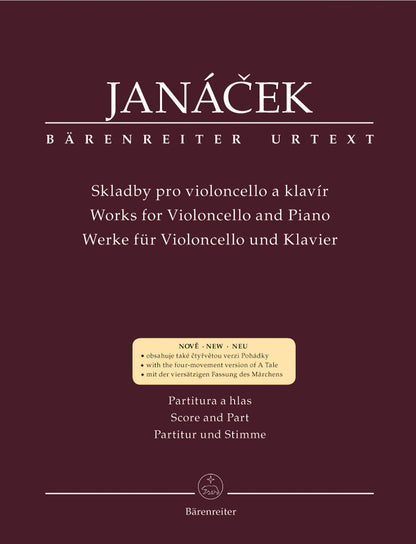 Janacek, Leos: Works fur Violoncello and Piano (with the 4 movement version of A Tale) Barenreiter