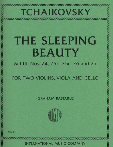 Tchaikovsky, P.I.: The Sleeping Beauty, Act. 3 (string quartet) score and parts