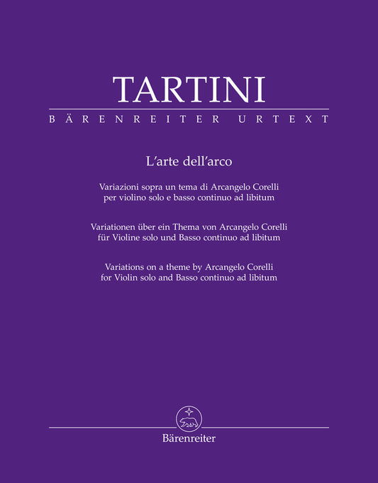 Tartini (Cossu): The Art of Bowing: Variations on a Theme by Corelli (violin solo)