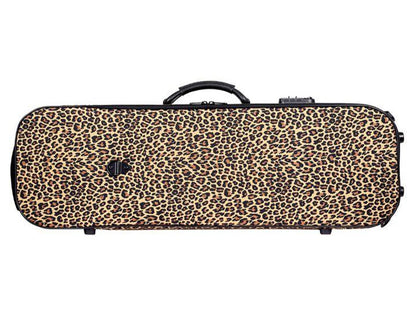 BAM Leo Stylus oblong violin case, leopard print
