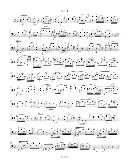 Lindley, Robert.: Capriccios and Exercises for the Violoncello op. 15 (cello) BARENREITER
