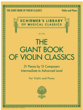 Schirmer: Giant Book of Violin Classics (violin, piano) SCHIRMER