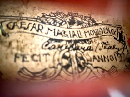 Cesare Maggiali violin, 1936, La Spezia, ITALY w/Maker's Certificate | Metzler Violins