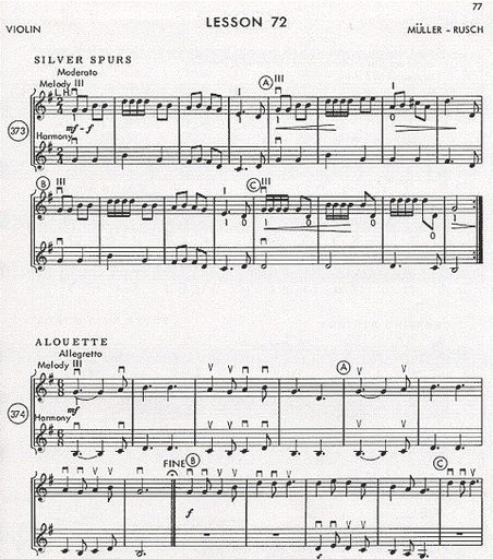 Muller, J.F. & Rusch, H.W.: String Method, Bk.3 (violin)