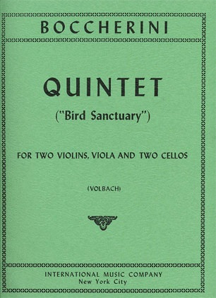 Boccherini: Quintet in D "Bird Sanctuary" (2 violins, viola, 2 cellos)