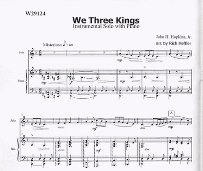 Heffler, R.: We Three Kings (violin & piano)