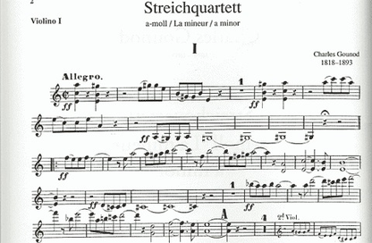 Gounod, Charles: String Quartet in a minor