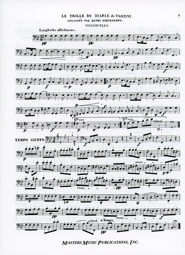 Tartini, Giuseppe (Wieniawski, arr): Devil's Trill (string quartet)