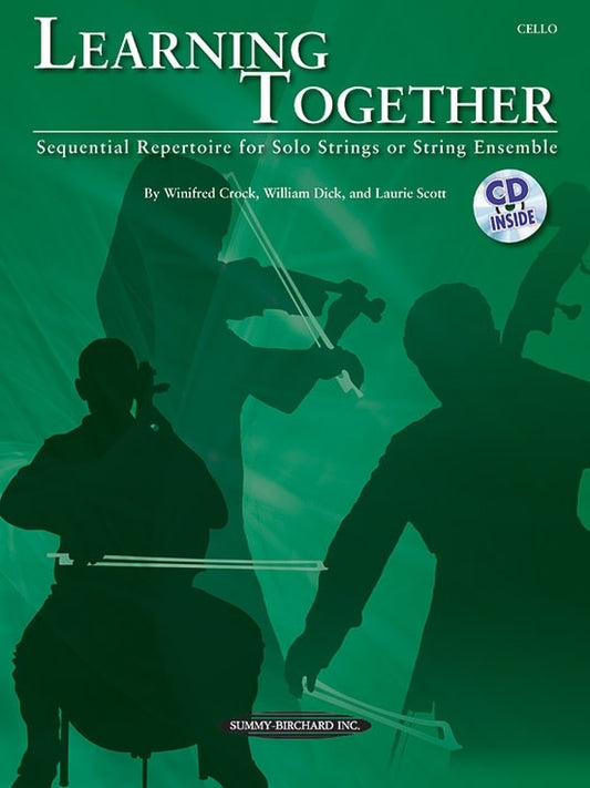 Crock, Dick, & Scott: Learning Together (cello Book & CD) Alfred