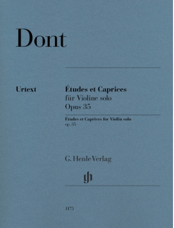 Dont: Etudes and Caprices for Violin Solo Op. 35 HENLE (violin, piano)