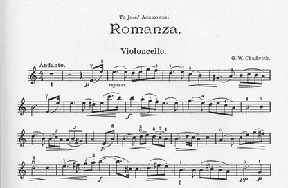 Chadwick, George W.: Romanza (cello & piano)