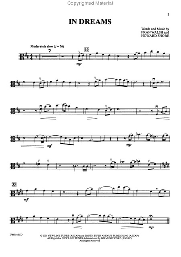 Movie Instrumental Solos for Strings (viola & CD)