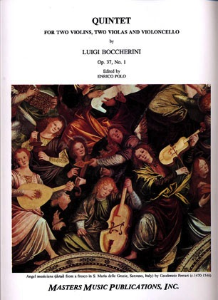 Boccherini, Luigi: Quintet Op. 37 No. 1 (2 violins, 2 violas, cello)