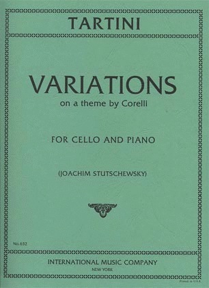Tartini, Giuseppe: Variations on a Theme by Corelli (cello & piano)