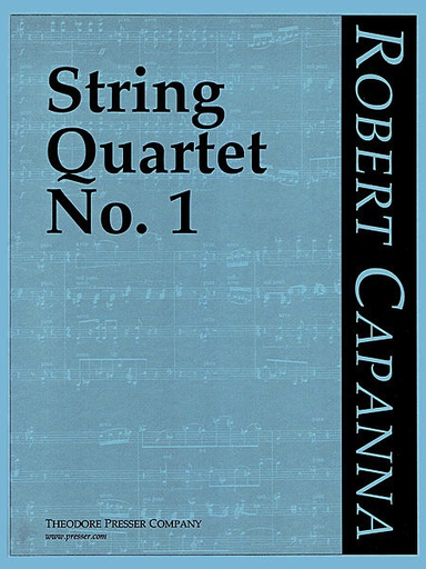 Capanna, Robert: String Quartet No. 1, score and parts
