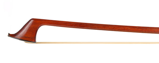 JOHN STAGG octagonal cello bow, stamped J.W.S., silver-mounted, ENGLAND, 80.5g