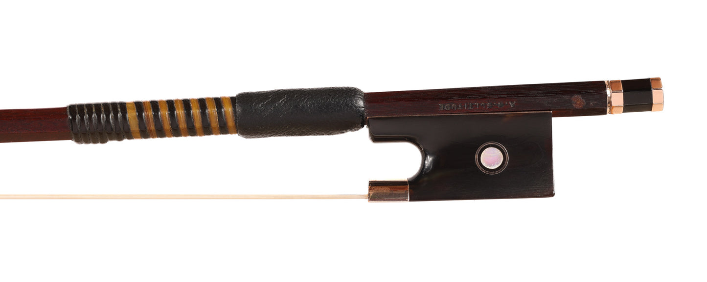 A.R. BULTITUDE viola bow, gold & tortoise, 79.3 grams, ENGLAND | Metzler Violins