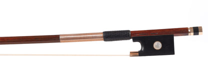 M. PEREIRA pernambuco violin bow, gold-mounted, BRAZIL