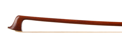 C.N. BAZIN nickel mounted violin bow, unbranded, 54 g. Mirecourt, FRANCE, with Raffin certificate of authenticity