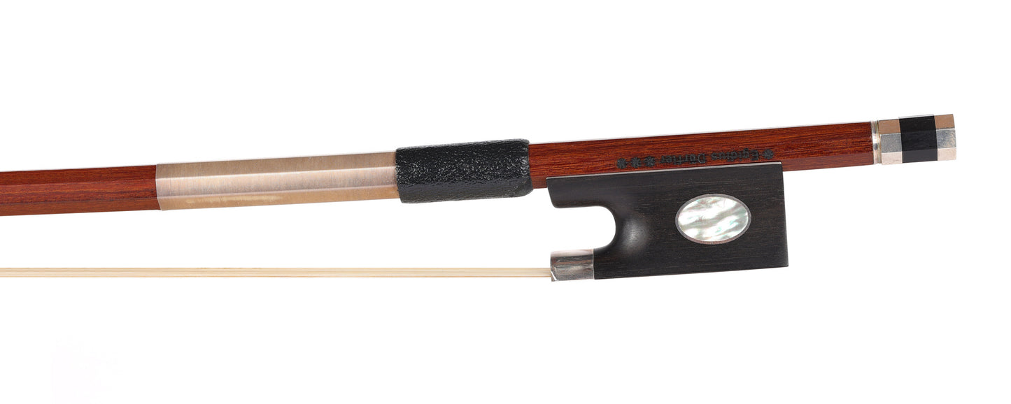 ***EGIDIUS DÖRFLER* silver violin bow, oval Parisian eyes 60.6 g. | Metzler Violins