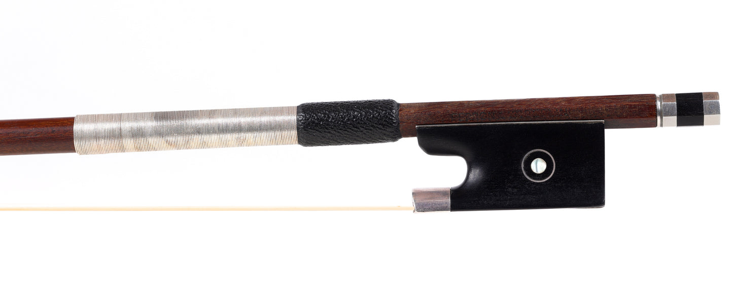 FERRON & KROEPLIN violin bow, silver/ebony | Metzler Violins