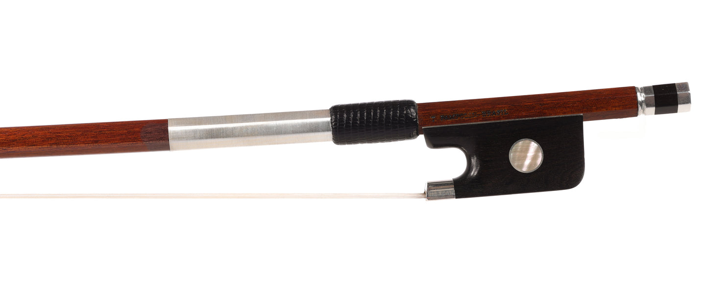 T. Pampolin  - BRASIL, round Ipe Special Edition viola bow, Arcos Brasil, silver-mounted, BRAZIL, 70.4 grams