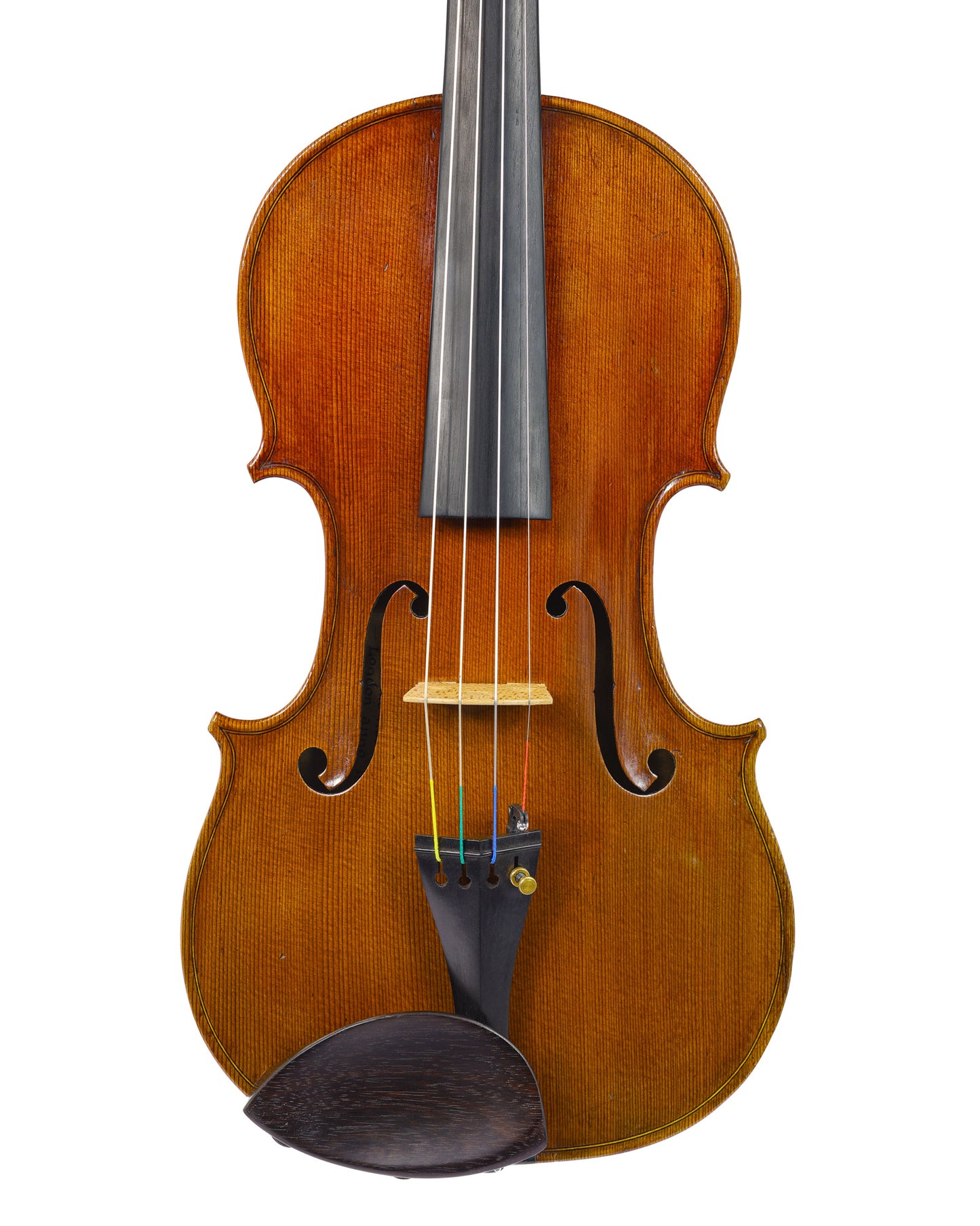 George Wulme-Hudson violin, 1936, LONDON, Kenneth Warren & Son certificate