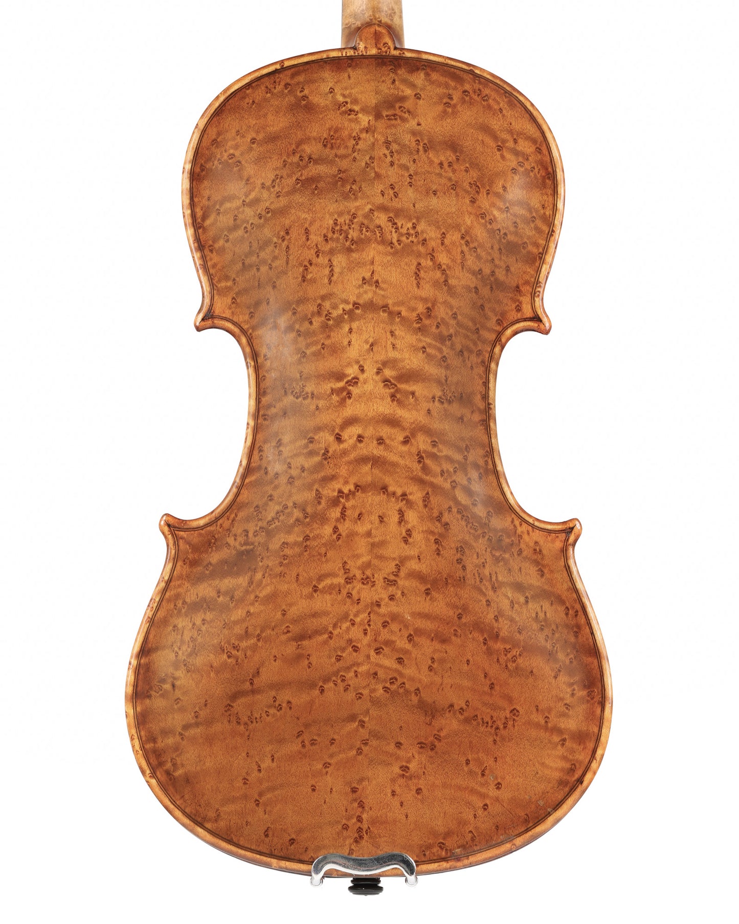 "Jacobus Stainer" label violin, circa 1890, with birds-eye maple back, sides, and neck