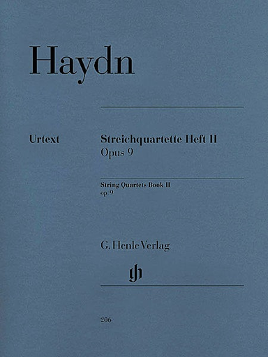 Haydn, F.J. (Feder, ed.): String Quartets, Vol. 2, Op. 9, urtext (2 violins, viola, and cello)