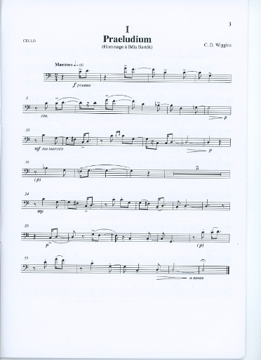 Wiggins, Christopher: Pieces of Eight, op.157 (cello & piano)