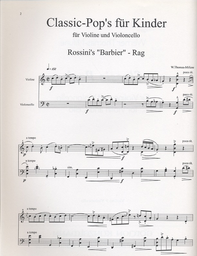 Thomas-Mifune: Classic Pops (violin & cello)