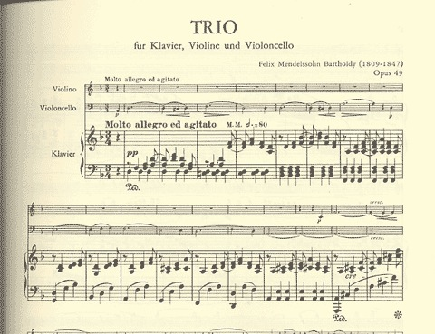 Mendelssohn, F.: Piano Trios Op.49 in D minor, Op.66 in C minor (violin, cello, piano)