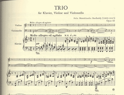 Mendelssohn, F.: Piano Trios Op.49 in D minor, Op.66 in C minor (violin, cello, piano)