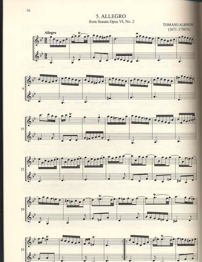Reiter, Walter: Gradus ad Parnassum-Baroque Sonata Movements for Study and Performance-Vol. 1 (2 violins)