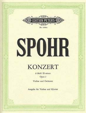 Spohr, Louis: Violin Concerto in d minor No.2 Op.2 (violin & piano)