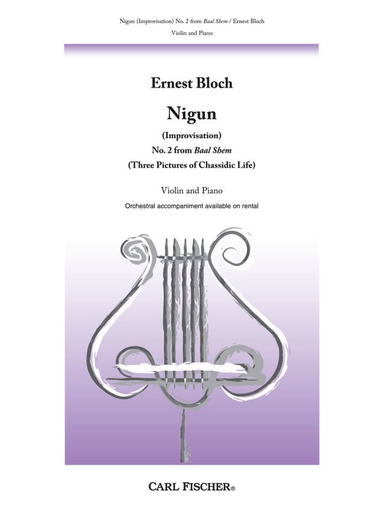 Bloch: Nigun No.2 from Baal Shem (violin & piano) FISCHER