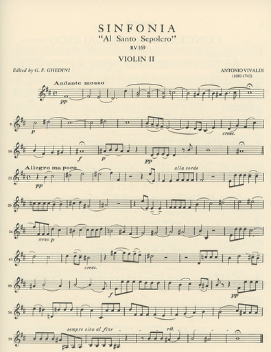Vivaldi, A.: Three String Quartets For Two Violins, Viola and Cello (with keyboard and bass ad libitum) set of parts,