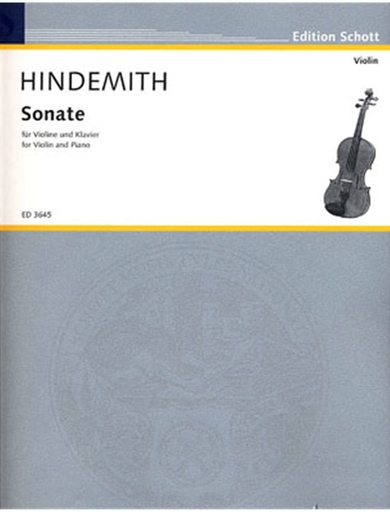 Hindemith, Paul: Sonata in C Major, 1939 (violin & piano)