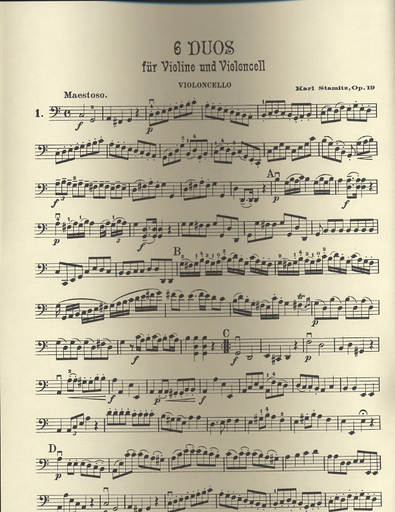 Stamitz: 6 Duos Op.19 (violin & cello)
