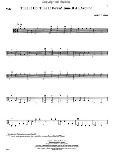 Gazda, Doris: String Town Tunes (viola & CD)