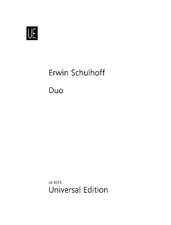 Schulhoff, E.: Duo (violin and cello)