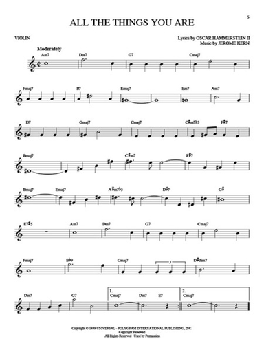 101 Jazz Songs (violin)