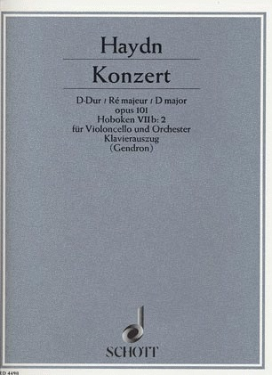 Haydn, F.J. (Gendron): Concerto in D Major, Op.101 - HOB.VIIb: 2 (cello, and piano reduction)