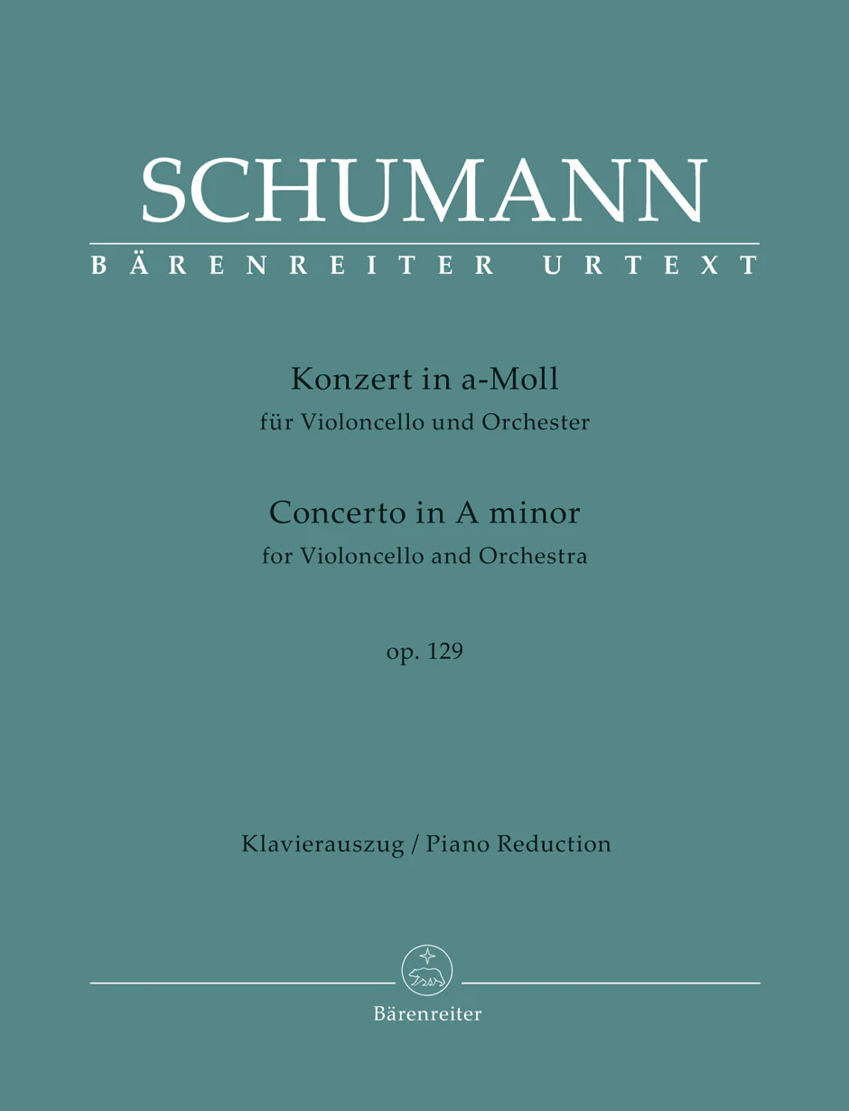 Schumann, R. (Wadsworth): Cello Concerto in A minor, Op.129 (cello & piano) Barenreiter| Metzler Violins