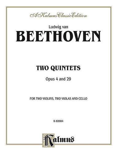 Beethoven, van L.: Quintet Op.4, 29 (2 violins, 2 violas, and cello)