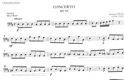 Vivaldi, Antonio: Concerto in D Major RV93 (guitar, 2 violins, cello)