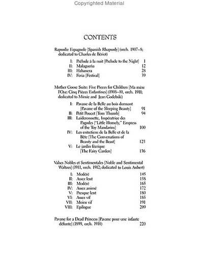Ravel, M.: (Dover Score) Four Orchestral Works (full orchestra)