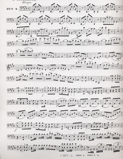 Offenbach, Jacques: Cours Methodique de Duos Op.52 no. 2 (2 cellos)
